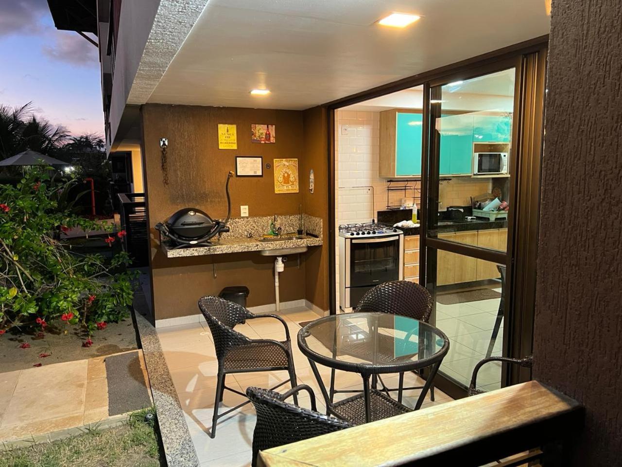 Luxuoso Flat 3 Quartos, Terreo, No Cupe Beach Living - Beira Mar De Pôrto das Galinhas Kültér fotó