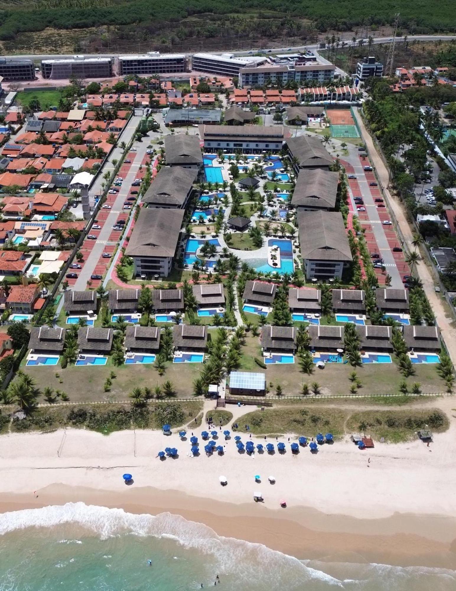 Luxuoso Flat 3 Quartos, Terreo, No Cupe Beach Living - Beira Mar De Pôrto das Galinhas Kültér fotó