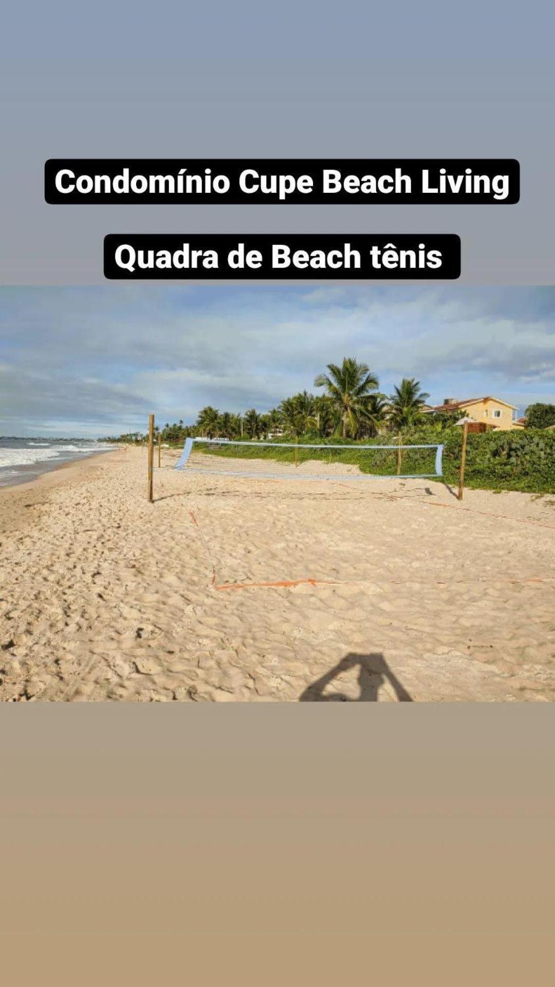 Luxuoso Flat 3 Quartos, Terreo, No Cupe Beach Living - Beira Mar De Pôrto das Galinhas Kültér fotó