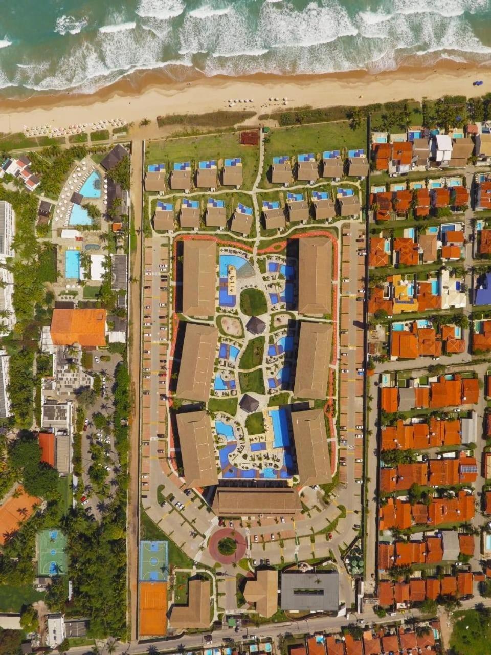 Luxuoso Flat 3 Quartos, Terreo, No Cupe Beach Living - Beira Mar De Pôrto das Galinhas Kültér fotó