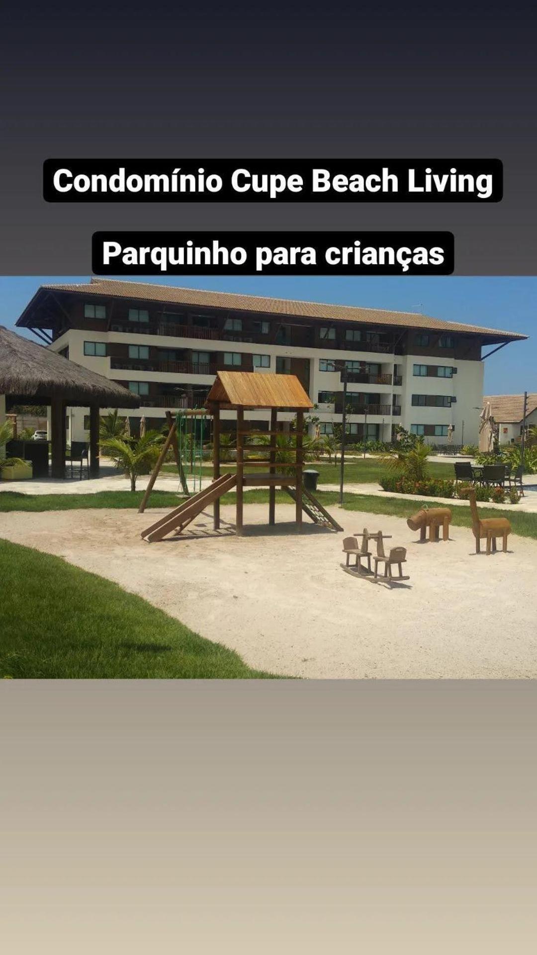 Luxuoso Flat 3 Quartos, Terreo, No Cupe Beach Living - Beira Mar De Pôrto das Galinhas Kültér fotó