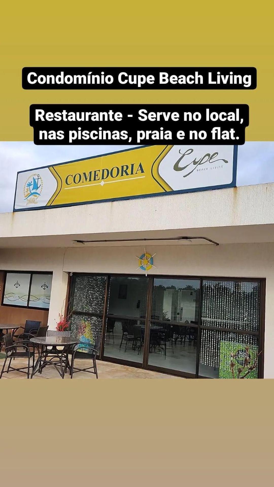 Luxuoso Flat 3 Quartos, Terreo, No Cupe Beach Living - Beira Mar De Pôrto das Galinhas Kültér fotó