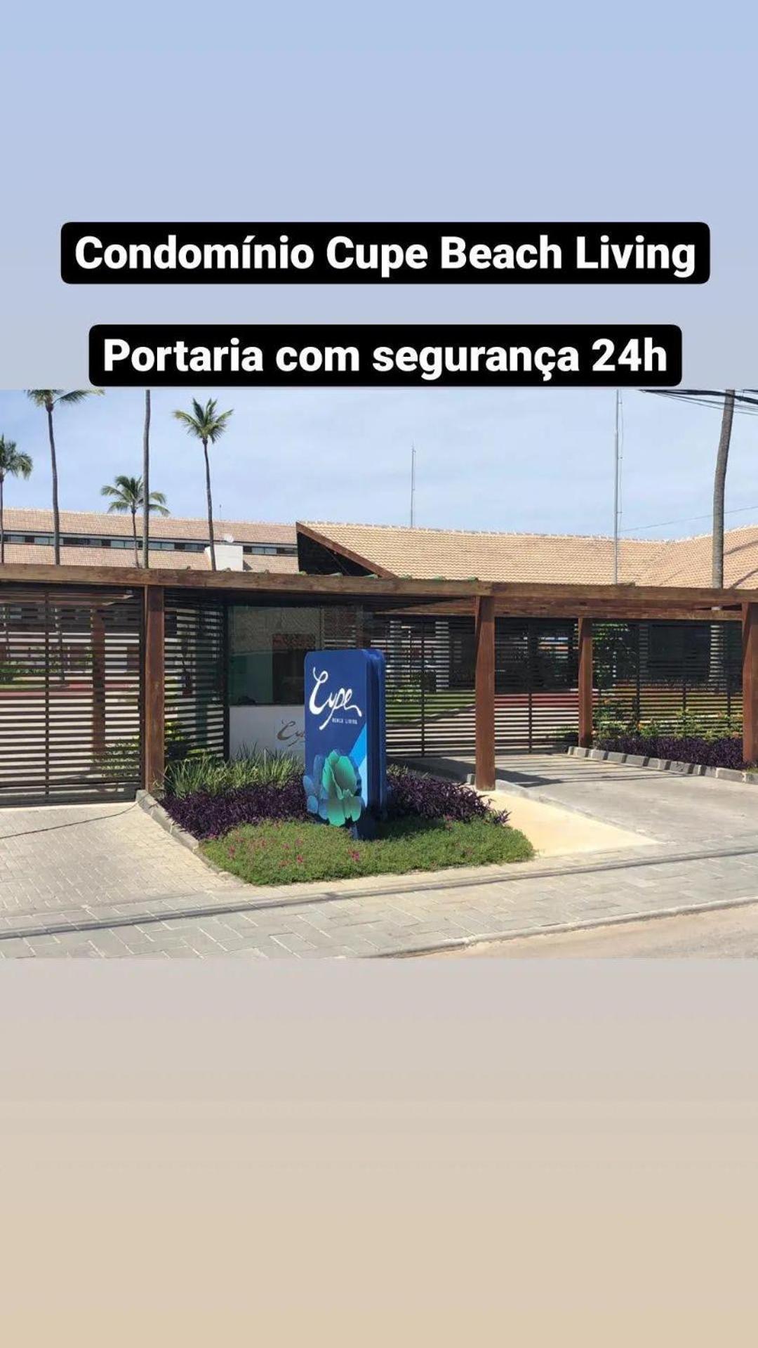 Luxuoso Flat 3 Quartos, Terreo, No Cupe Beach Living - Beira Mar De Pôrto das Galinhas Kültér fotó
