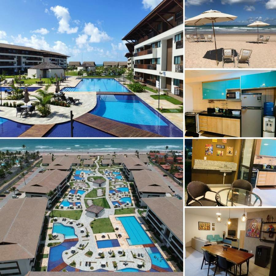 Luxuoso Flat 3 Quartos, Terreo, No Cupe Beach Living - Beira Mar De Pôrto das Galinhas Kültér fotó